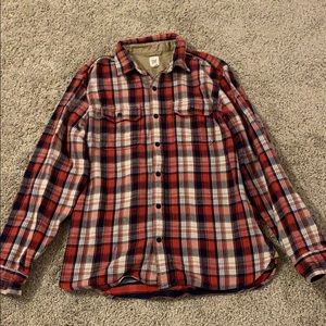 Men’s long sleeve flannel- from Gap, gently used